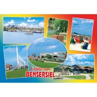 Esens-Bensersiel Postkarten Der Boßeler Hafen Strand