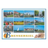 Esens-Bensersiel Postkarten Muscheln Seesterne Hafen Strand