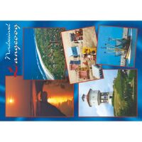 Insel Langeoog Postkarte Ansichtskarte Wasserturm Schiff...