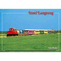 Insel Langeoog Postkarte Ansichtskarte Inselbahn