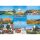 Insel Langeoog Postkarte Ansichtskarte Schiff Kirche Inselbahn Wasserturm
