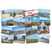 Insel Langeoog Postkarte Ansichtskarte Grüße...