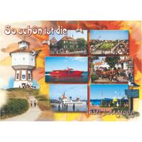 Insel Langeoog Postkarte Ansichtskarte so schön ist...
