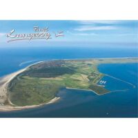 Insel Langeoog Postkarte Ansichtskarte Luftaufnahme...