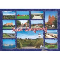 Insel Langeoog Postkarte Ansichtskarte 12 Motive...