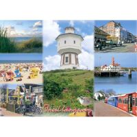 Insel Langeoog Postkarte Ansichtskarte Bahnsteig...