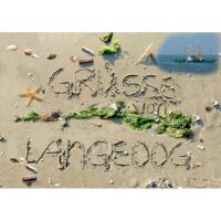 Insel Langeoog Postkarte Ansichtskarte Grüße...