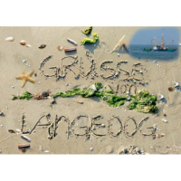 Insel Langeoog Postkarte Ansichtskarte Grüße...