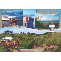 Insel Langeoog Postkarte Ansichtskarte schöne Insel...