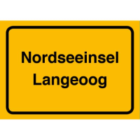 Insel Langeoog Postkarte Ansichtskarte Ortseingangschild