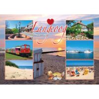 Insel Langeoog Postkarte Ansichtskarte Nordseeinsel...