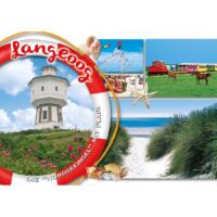 Insel Langeoog Postkarte Ansichtskarte Wasserturm in...