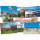 Insel Langeoog Postkarte Ansichtskarte Dämmerung Fähre Bahnhof Strand