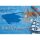 Insel Langeoog Postkarte Ansichtskarte Maritim Schiff Seestern Muschel Umriss