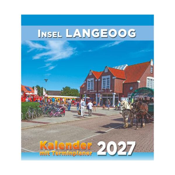 Insel Langeoog Wandkalender 2027 mit Terminplaner