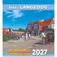 Insel Langeoog Wandkalender 2027 mit Terminplaner