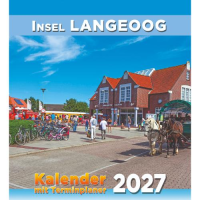 Insel Langeoog Wandkalender 2027 mit Terminplaner
