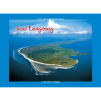 Insel Langeoog Kühlschrankmagnete Luftaufnahme