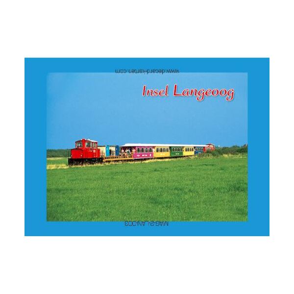 Insel Langeoog Kühlschrankmagnete Inselbahn