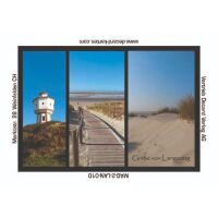 Insel Langeoog Kühlschrankmagnete Wasserturm Düne