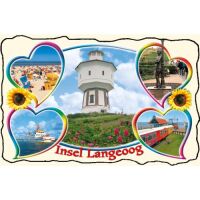 Insel Langeoog Kühlschrankmagnete ABS Statue...