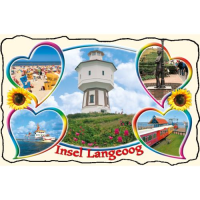 Insel Langeoog Kühlschrankmagnete ABS Statue...