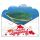 Insel Langeoog Briefmagnete Herzen Briefdesign