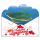 Insel Langeoog Briefmagnete Herzen Briefdesign