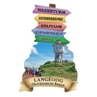 Insel Langeoog Wegweiser Magnete Ostfriesische Inseln...