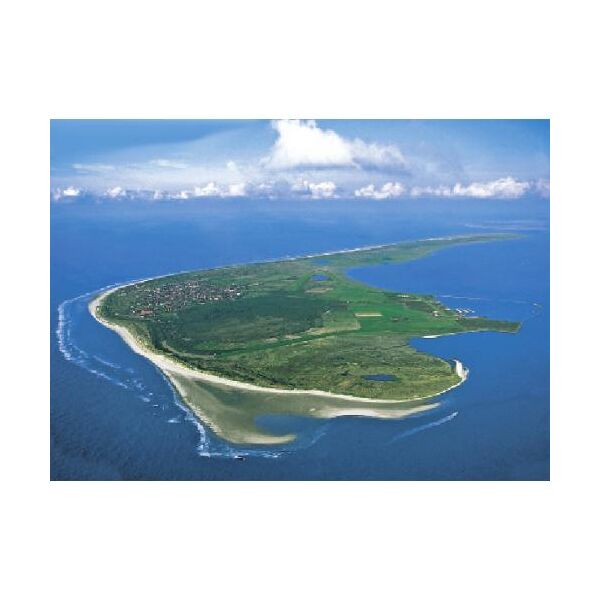 Insel Langeoog Tischset Fähre bei Dämmerung