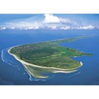 Insel Langeoog Tischset Fähre bei Dämmerung