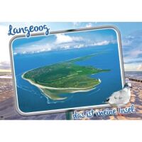 Insel Langeoog Tischset Das ist meine Insel Luftaufnahme...