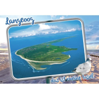 Insel Langeoog Tischset Das ist meine Insel Luftaufnahme...