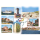 Insel Juist Postkarte Ansichtskarte Fähre Kirche Strand Leuchtturm