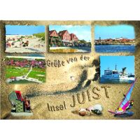 Insel Juist Postkarte Ansichtskarte Grüße von...
