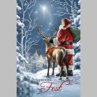 Weihnachten Glückwunschkarte mit Umschlag Frohes Fest