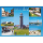 Insel Juist Postkarte Ansichtskarte Grüße aus Juist Kutsche Hafen