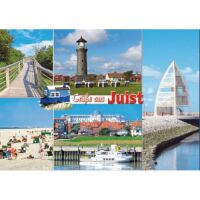 Insel Juist Postkarte Ansichtskarte Otto-Leege-Pfad...