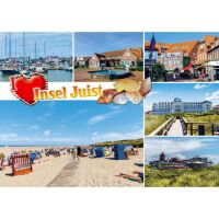 Insel Juist Postkarte Ansichtskarte I Love Insel Juist...