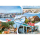 Insel Juist Postkarte Ansichtskarte Hafen Möwe Kirche Ostfriesische Insel Nordsee Weltpostkarte