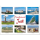 Insel Juist Postkarte Ansichtskarte LUX Nordseeinsel Juist Kirche Fähre Kurhaus