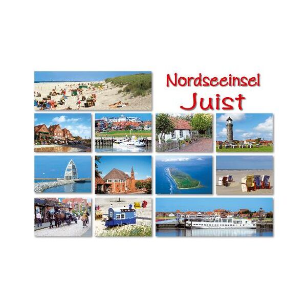 Insel Juist Postkarte Ansichtskarte LUX Kurhaus Strand Luftaufnahme
