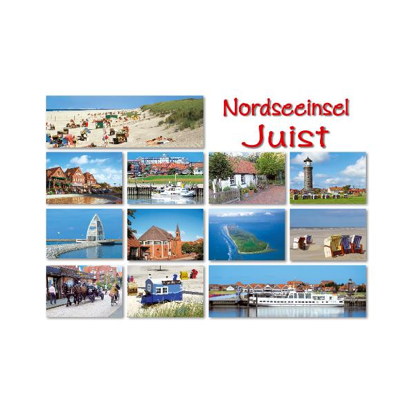 Insel Juist Postkarte Ansichtskarte LUX Kurhaus Strand Luftaufnahme
