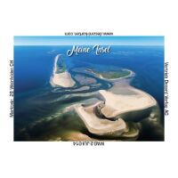 Insel Juist Kühlschrankmagnete Meine Insel Luftaufnahme