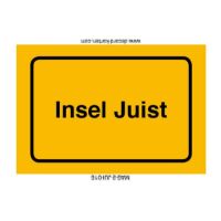 Insel Juist Kühlschrankmagnete Ortsschild