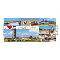 Insel Juist Kühlschrankmagnete XL I love Insel Juist...