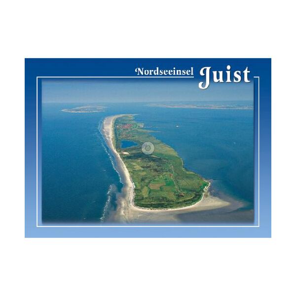 Insel Juist Tischset Nordseeinsel Luftaufnahme Düne