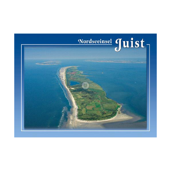 Insel Juist Tischset Nordseeinsel Luftaufnahme Düne