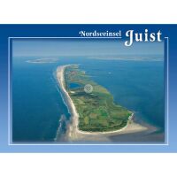 Insel Juist Tischset Nordseeinsel Luftaufnahme Düne