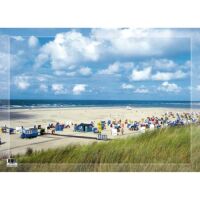 Insel Juist Tischset Meine Insel Luftaufnahme Strand